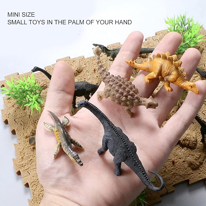 Mini Dinosaur Figures 12 Pieces
