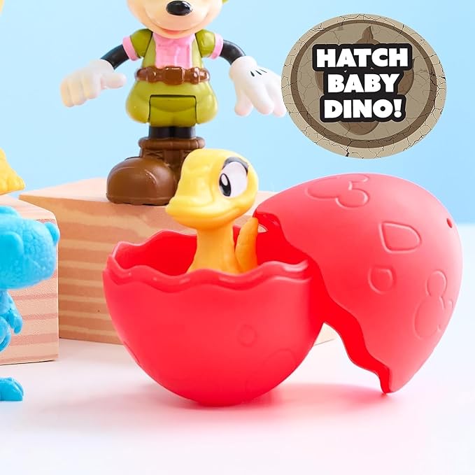 Mickey Mouse Dino Friend & Figure Set, Kids Toys for Ages 3 Up, Gifts and Presents