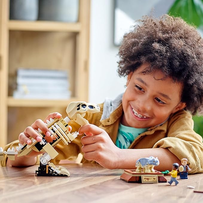 LEGO Jurassic World T. rex Dinosaur Fossil Exhibition 76940 Building Kit; New 2021 (198 Pieces)