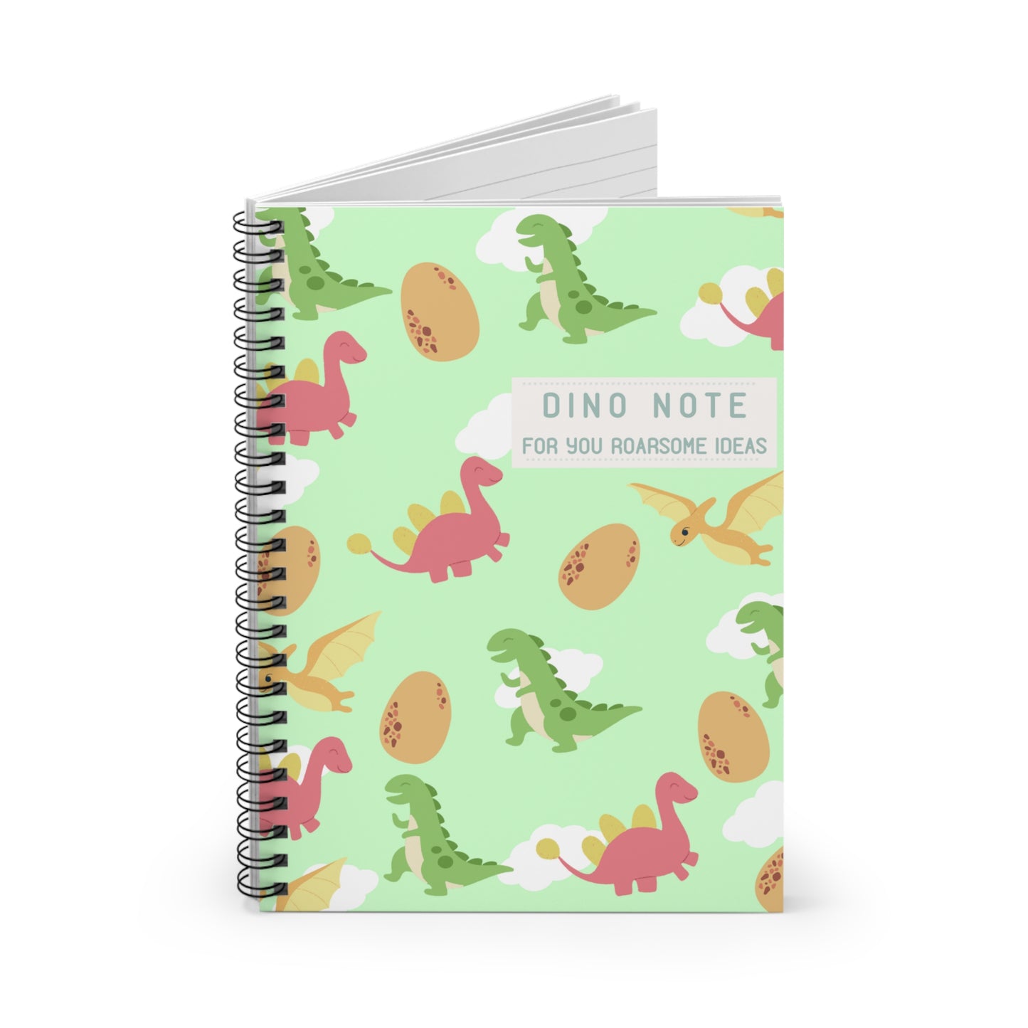 Your Dino Note Spiral Notebook - (Mint)