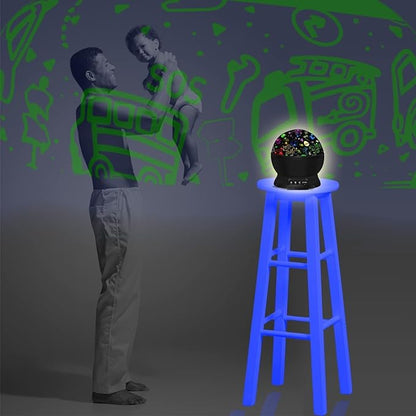 Night Light Kids Dinosaur Toys, 360° Rotation Dino Projection Kids Night Light, Dinosaur Toys for 3-7 Year Old Boys, Christmas Easter Birthday Gifts Party Decorations