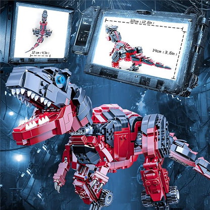 Lego Dinosaur Building Toys,782 Pieces STEM Dinosaur Building Block Set,11-in-1 Construction Toys Dinosaur Building Kit for Kids Birthday Gift Ages 6 7 8 9 10 11 12 Yr Old