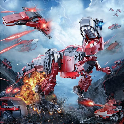 Lego Dinosaur Building Toys,782 Pieces STEM Dinosaur Building Block Set,11-in-1 Construction Toys Dinosaur Building Kit for Kids Birthday Gift Ages 6 7 8 9 10 11 12 Yr Old